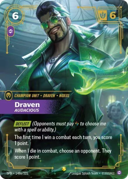 Draven Audacious Alternate Art 「148a/221」「EN」