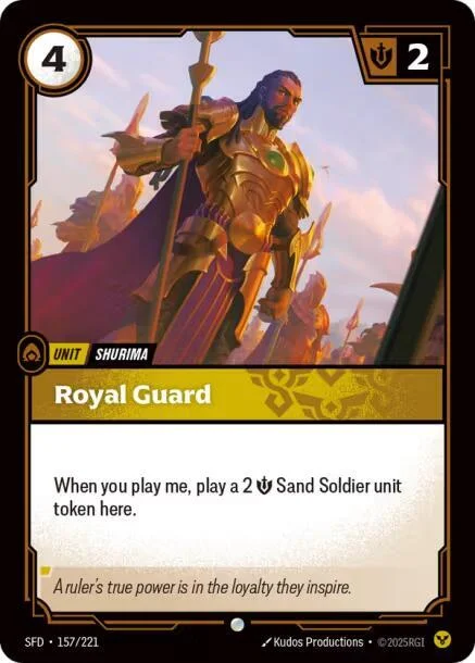 Royal Guard 「157/221」「EN」