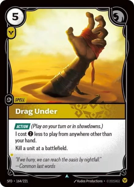 Drag Under 「164/221」「EN」