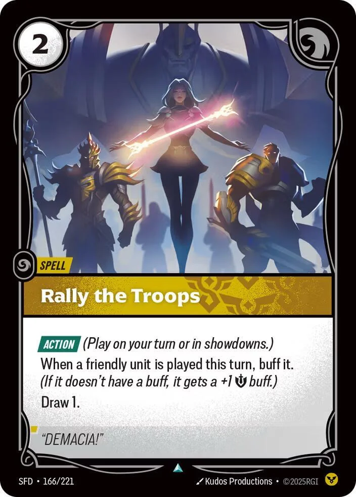 Rally the Troops 「166/221」「EN」