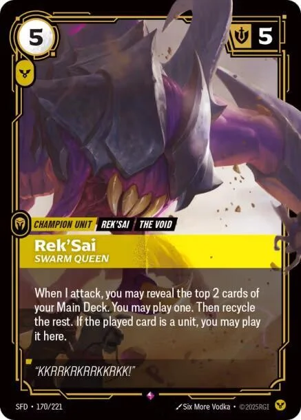 RekSai Swarm Queen 「170/221」「EN」