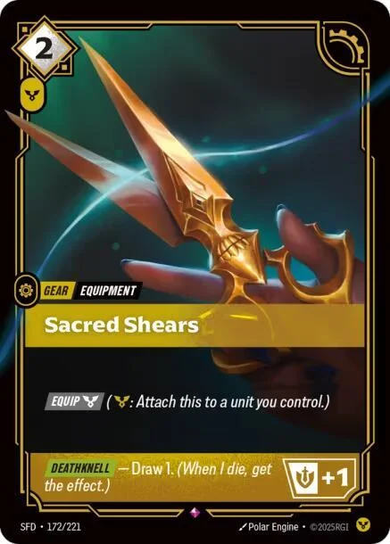 Sacred Shears 「172/221」「EN」