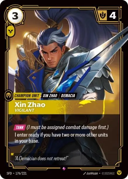 Xin Zhao Vigilant 「176/221」「EN」