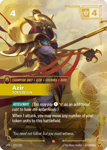 Azir Sovereign 「177/221」「EN」