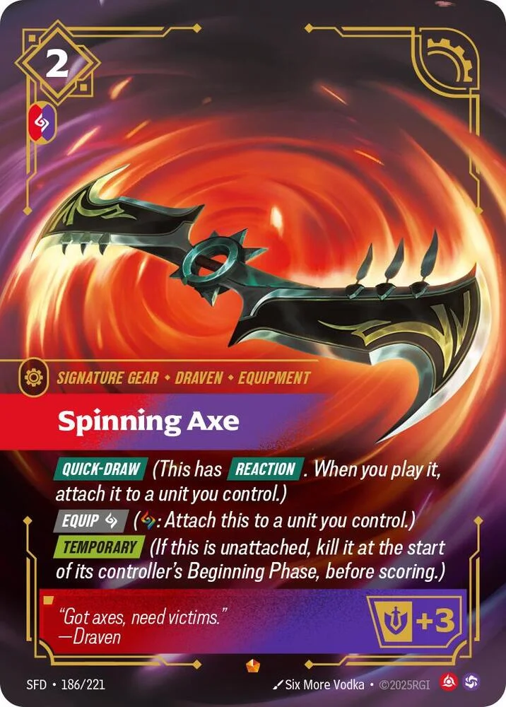 Spinning Axe 「186/221」「EN」
