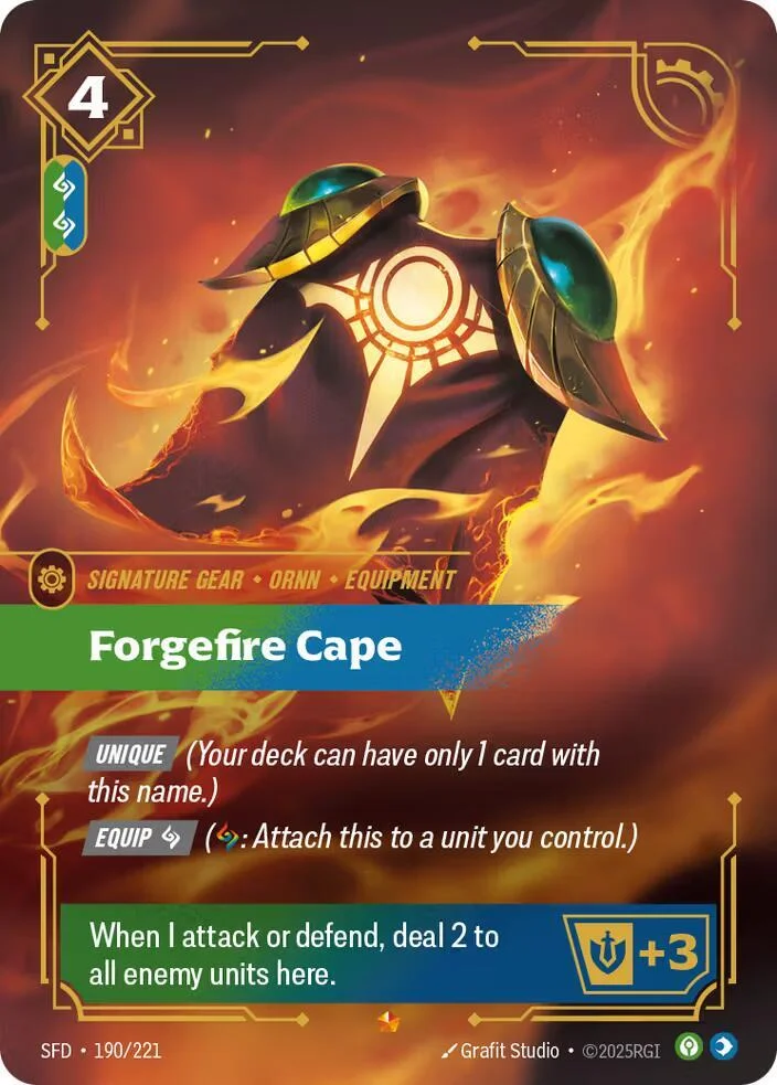 Forgefire Cape 「190/221」「EN」