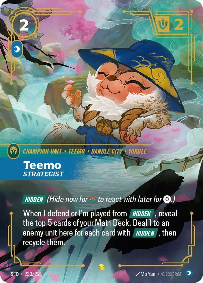Teemo Strategist Overnumbered 「230/221」「EN」
