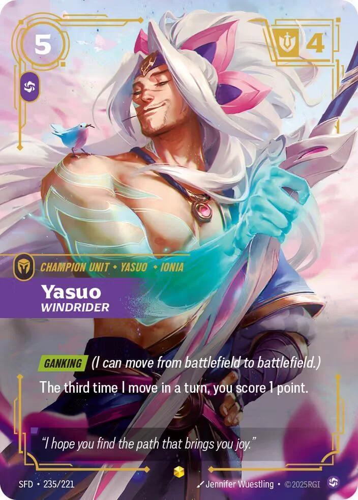 Yasuo Windrider Overnumbered 「235/221」「EN」
