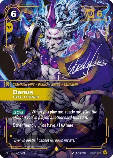Darius Executioner Signature 「236*/221」「EN」