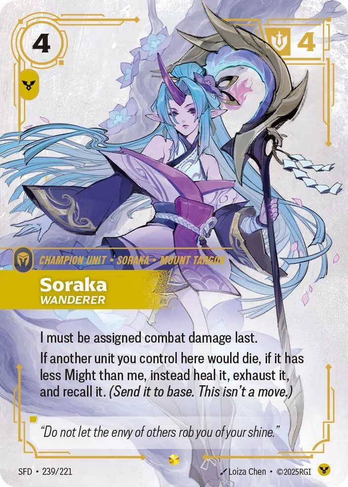 Soraka Wanderer Overnumbered 「239/221」「EN」