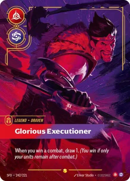 Draven Glorious Executioner Overnumbered 「242/221」「EN」