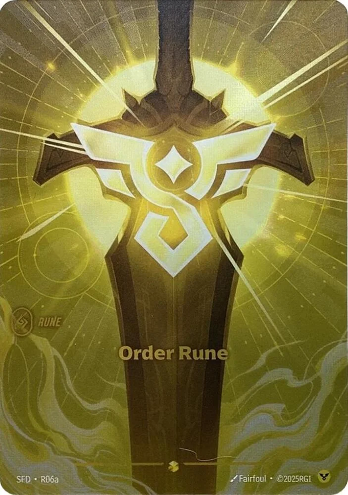 Order Rune Alternate Art 「R06a」「EN」
