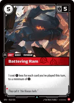 Battering Ram #012/221 · Riftbound