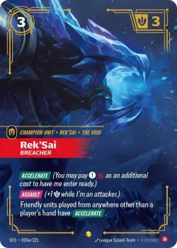 RekSai Breacher Alternate Art 「029a/221」「EN」