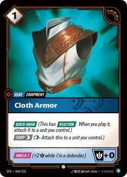Cloth Armor #064/221 · Riftbound