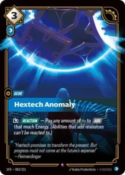 Hextech Anomaly #083/221 · Riftbound