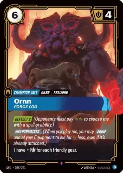 Ornn Forge God #085/221 · Riftbound