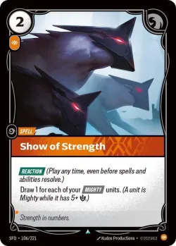 Show of Strength 「106/221」「EN」