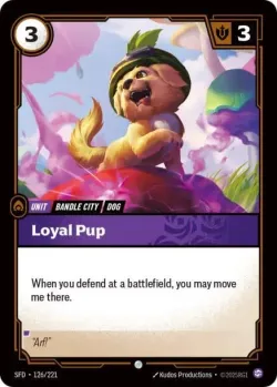 Loyal Pup #126/221 · Riftbound