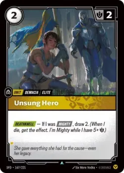 Unsung Hero #167/221 · Riftbound