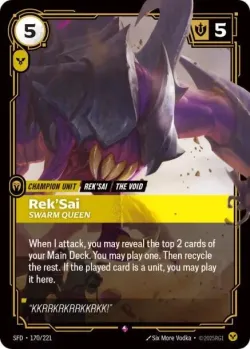 RekSai Swarm Queen #170/221 · Riftbound