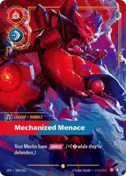Rumble Mechanized Menace Overnumbered 「240/221」「EN」
