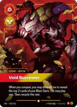 Reksai Void Burrower Overnumbered 「243/221」「EN」