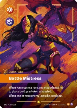 Sivir Battle Mistress Overnumbered 「250/221」「EN」