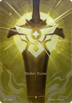 Order Rune Alternate Art 「R06a」「EN」