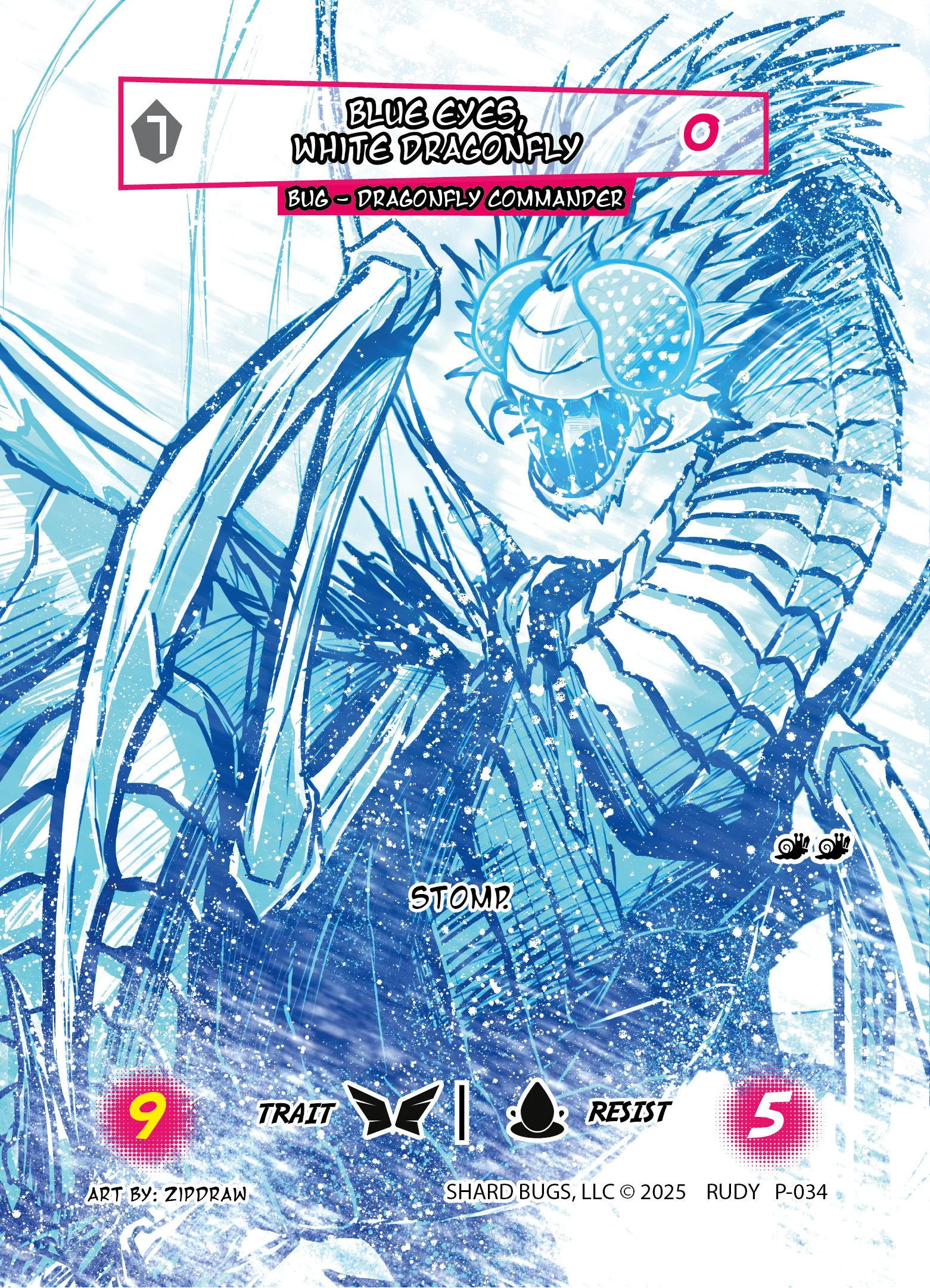 Blue Eyes, White Dragonfly 「BAB·P-034」「EN」