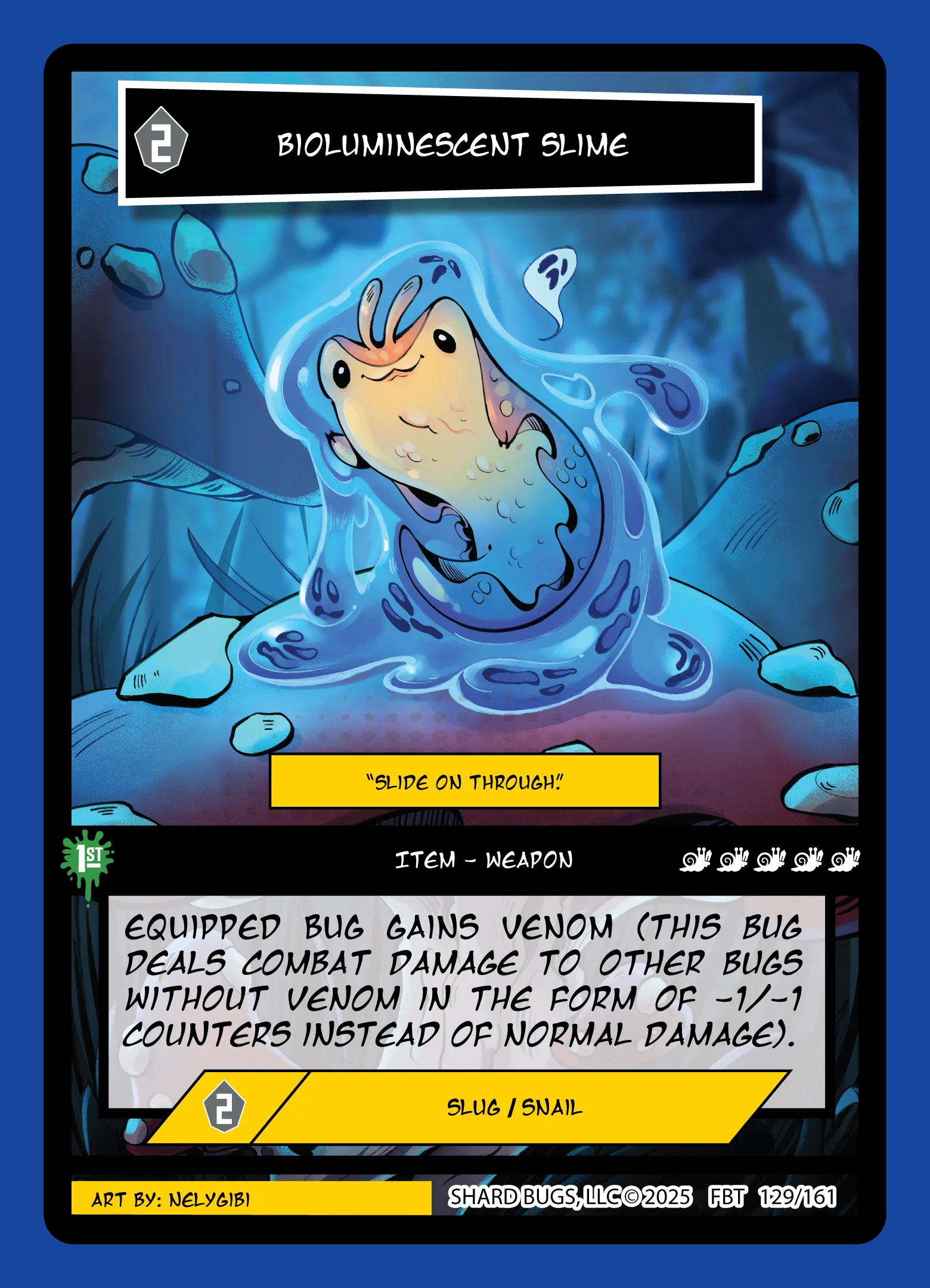 Bioluminescent Slime 「FB1E·129/161」「EN」