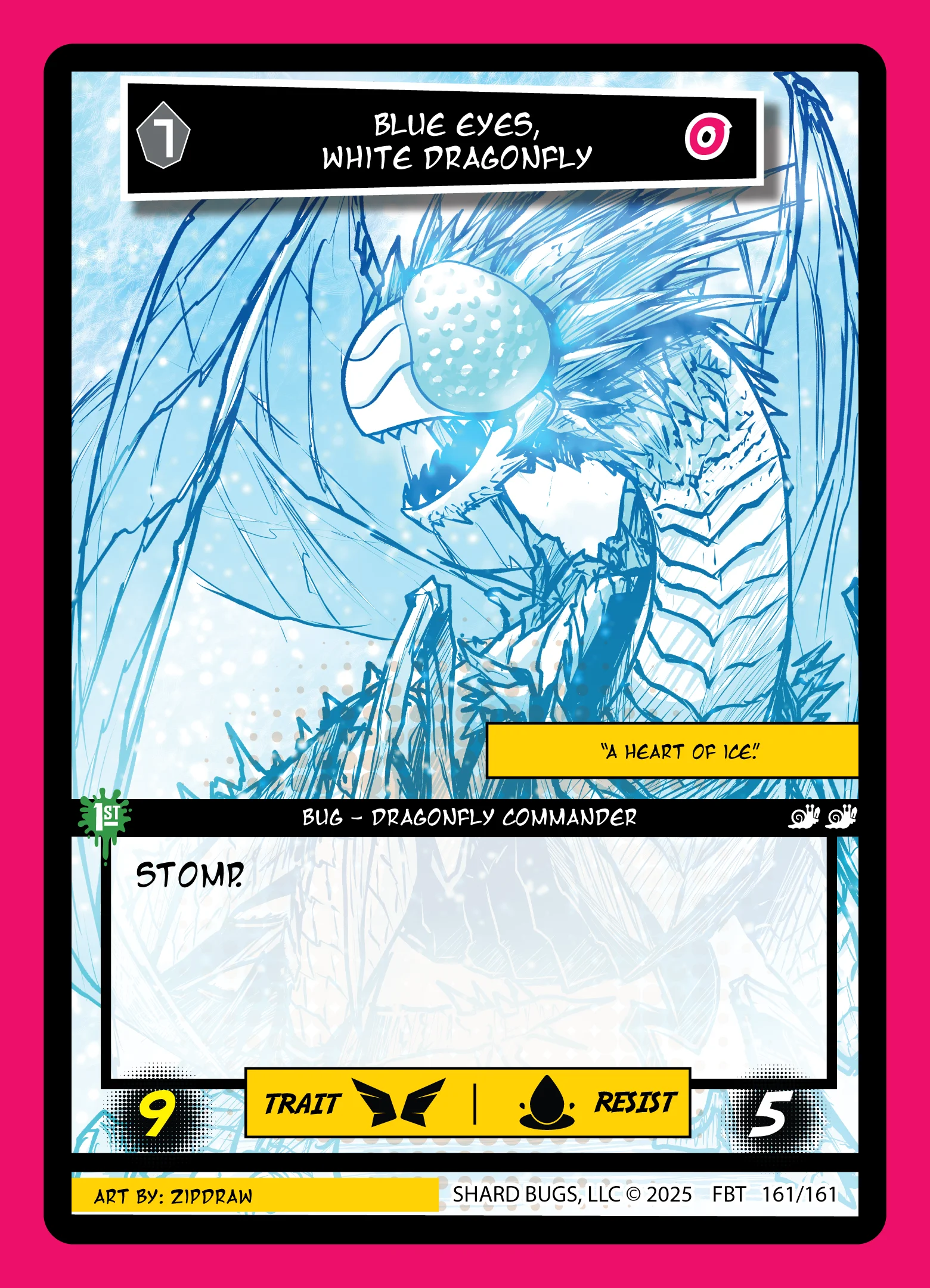 Blue Eyes, White Dragonfly 「FB1E·161/161」「EN」
