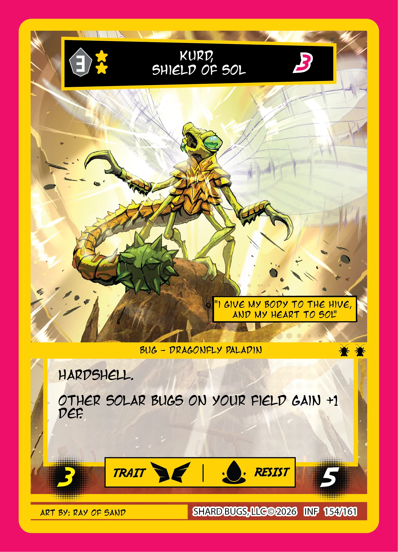Kurd, Shield of Sol 「I·154/161」「EN」