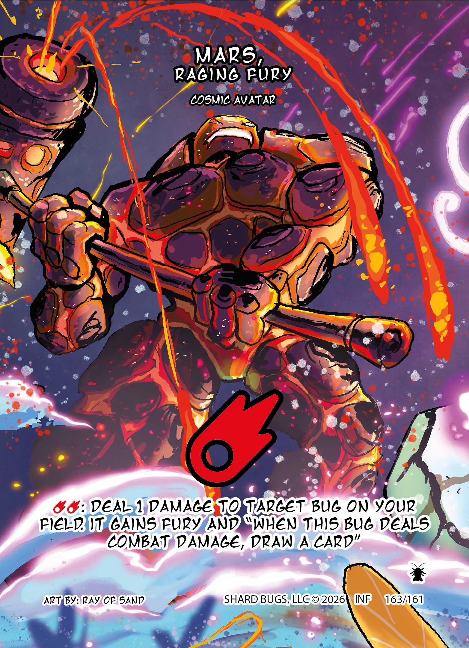 Mars, Raging Fury (Alt Art) 「I·163/161」「EN」