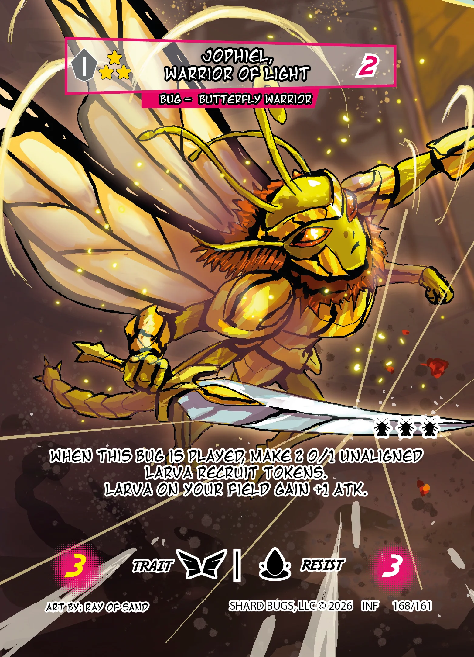 Jophiel, Warrior of Light (Alt Art) 「I·168/161」「EN」