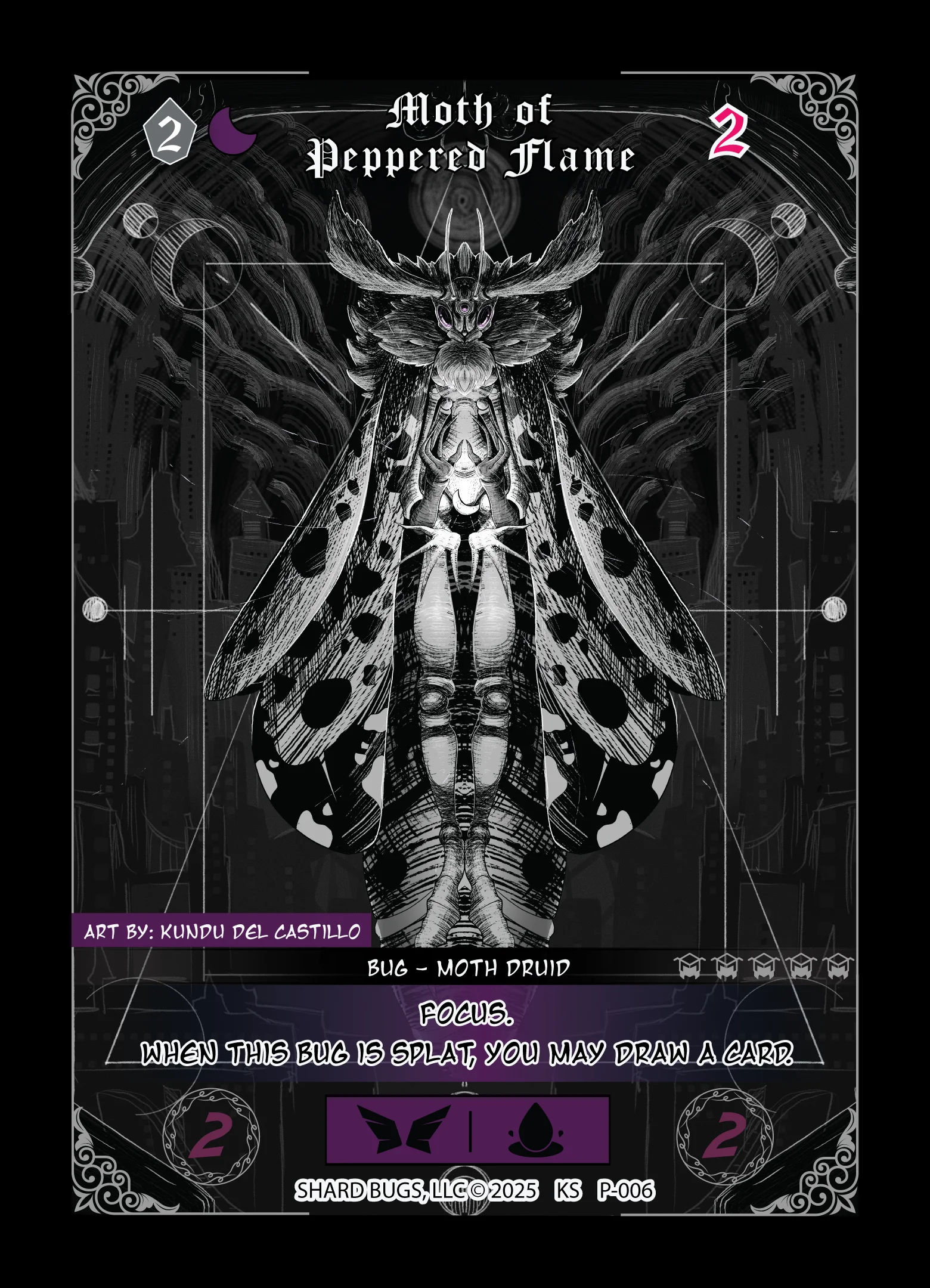 Moth of Peppered Flame 「K·P-006」「EN」