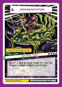 Contaminated Rations — First Bounty - 1st Edition #005/161 · Shard Bugs