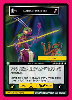 Lunarian Reserves — First Bounty - 1st Edition #009/161 · Shard Bugs