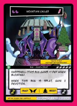 Mountain Caller — First Bounty - 1st Edition #012/161 · Shard Bugs