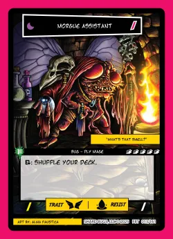 Morgue Assistant — First Bounty - 1st Edition #013/161 · Shard Bugs
