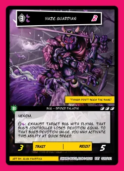 Haze Guardian — First Bounty - 1st Edition #020/161 · Shard Bugs
