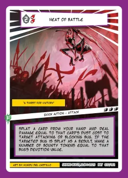Heat of Battle — First Bounty - 1st Edition #032/161 · Shard Bugs