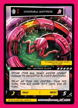Honorable Centipede — First Bounty - 1st Edition #040/161 · Shard Bugs