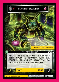 Radiation Specialist — First Bounty - 1st Edition #045/161 · Shard Bugs