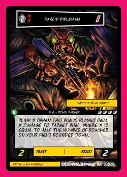 Rancid Rifleman — First Bounty - 1st Edition #046/161 · Shard Bugs