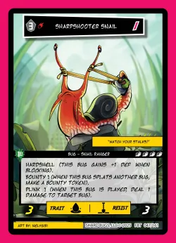 Sharpshooter Snail — First Bounty - 1st Edition #047/161 · Shard Bugs
