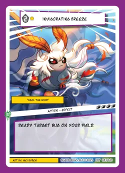 Invigorating Breeze — First Bounty - 1st Edition #053/161 · Shard Bugs