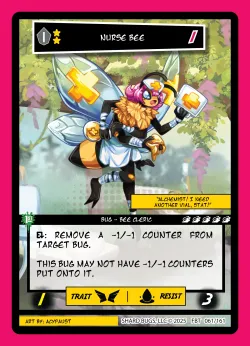 Nurse Bee — First Bounty - 1st Edition #061/161 · Shard Bugs