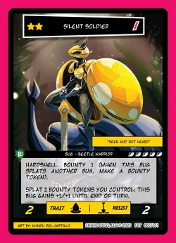 Silent Soldier — First Bounty - 1st Edition #065/161 · Shard Bugs