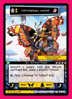 Tortoiseshell Hunter — First Bounty - 1st Edition #066/161 · Shard Bugs